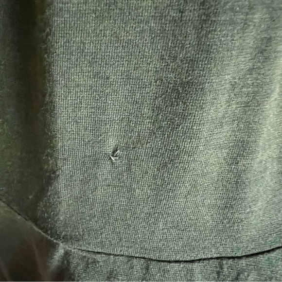 Xylem Green Bamboo Organic Cotton Peplum Top - Picture 2 of 5